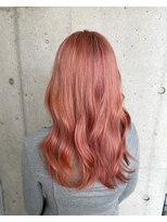 ガルボヘアー 名古屋栄店(garbo hair)&nbsp;#ガルボ#ハイトーン#エクステ#ブリーチ#サーモンピンク