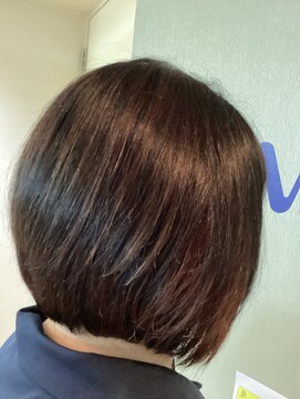 ウエーブ 丸みボブ