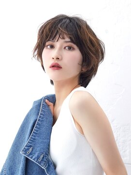 ラフィス ヘア ルー 福山2号店(La fith hair ruu.) 【La fith】マッシュショート×グレージュカラー