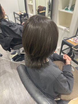 ココット 京橋店(cocotte) 艶髪オリーブアッシュグレージュカラー