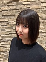 ヘアーレナータ 八王子(HAIR RENATA)&nbsp;20代30代大人可愛い髪質改善グレージュストレートボブ透明感