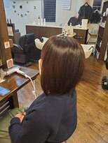 ツヤイロ 島田店&nbsp;メルティ―カラーフェミニンロング似合わせカットマッシュボブ