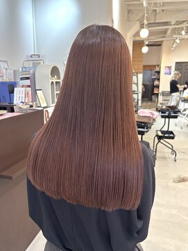 ラック 津田沼(LUCK) ピンクベージュ/ダブルカラーインナーカラーケアブリーチ