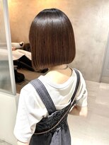 エンバイユアーズ 飯田橋店(eN° by youres)&nbsp;切りっぱなしボブ タッセルボブ 髪質改善ストレート 縮毛矯正