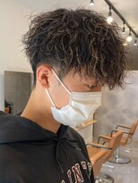 エルマーク 豊中(L-MARK) 波巻きツイスパ/サーフカール/メンズ/men's/メンズサロン/眉毛