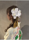 #着物ヘアセット