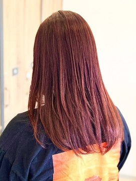 アトリエコア(Atelier Coa) 太白区ブリーチなしダブルカラー顔周りレイヤーカットハイライト