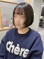 ヤヤ 浅草(yaya.) 顔周りレイヤーボブスタイル