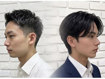 ビランチェ 池袋(bilancia)の写真/【池袋で働く男性へ】清潔感UPのメンズカット＆メンズパーマ＆眉毛ケア ビジネスシーンも好印象に［池袋］