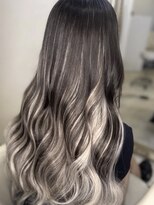 グリス(GRIZZ) 【Balayage】##シールエクステ#羽エクステ#スリムタッキエクステ