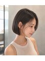 ジ エクト リアン 箕面店(The Ect Lien) 今時のライン感のあるパツっとボブは首長効果も◎