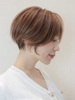 ソレイユカラー トヨカワ(SOLEIL COLOR TOYOKAWA)&nbsp;ショートマッシュショート明るめピンクブラウン立体感ハイライト