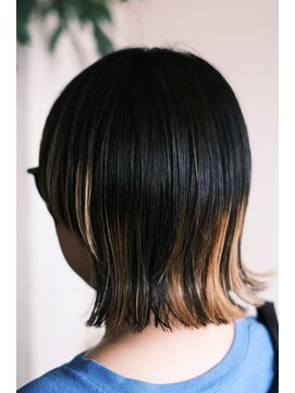 ジーン カットクラブ レディース(GENE CUTCLUB Lady's) デザインボブ×デザインカラー