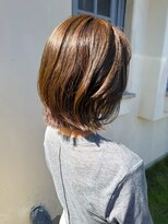 ラポール 蟹江(RAPPORT)&nbsp;骨格補正ボブ 髪質改善 レイヤーで朝ラク小顔見せ