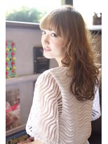 ロイジー(roijir) 【roijir 表参道】パッツン前髪×ベージュカラー