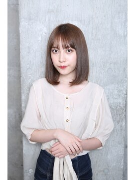 サロンドミルク 原宿(salon de MiLK) 【salon de MiLK 原宿】アッシュベージュ×ボブ