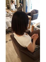 ウィービーパセリ atre川越店(WE BE PARSLEY)&nbsp;毛先がはねないボブ☆　担当　村田