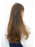 毛先ワンカール　ロングレイヤー　３０代４０代５０大人可愛い