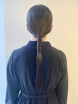 ラパンセヴェール(LA PENSEE VERT) 【LA PENSEE】モードなパーティーヘアセット