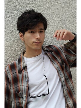 ブークル(boucle) 好感度サイドパート無造作ショート