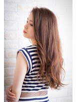 ヘアーアートシフォン 池袋西口店(Hair art chiffon) セミウェエットウェーブ暖色系カラーシアカラーくすみブルー