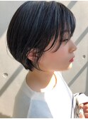 ACE ショートマッシュ　×  ネイビーブラック