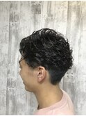 【Lilly新宿】刈上げウェットパーマ　メンズカット