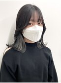 韓国風インナーカラー×シルバー