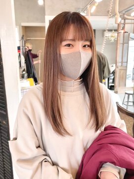 プライベートサロン キッテ(private salon kitte.) しなやかストレートスタイル