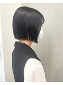 20代30代40代小顔ミニボブ/切りっぱなしボブ/ボブショート