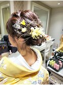 爽やか和装ヘア