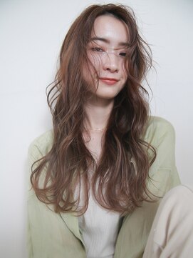 グロウバイニューヨークニューヨーク(Grow by NYNY) 【打越】ウェーブ×ロング×アッシュベージュ