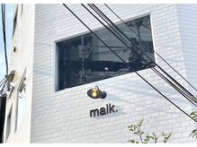 マルク(malk.)の雰囲気（カフェのような可愛い外観とMalk.の旗が目印です♪【髪質改善】）