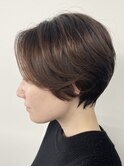 【こなれヘア】ショート×小顔補正立体カット/新越谷 南越谷