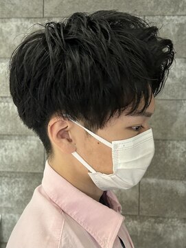 ニアウ 伊勢崎連取店(Niau) メンズマッシュパーマツイストスパイラルパーマ波巻きパーマ