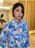 切りっぱなしボブ