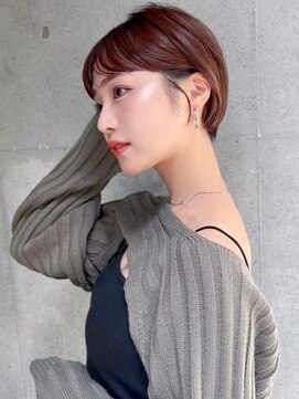 オーブ ヘアー グレイ 厚別区店(AUBE HAIR gray) 20代・30代_耳かけマッシュショート