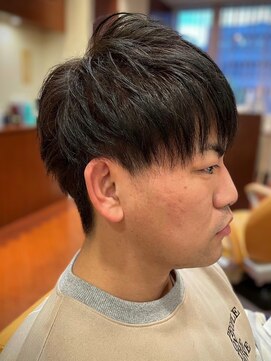 スカイ 亀戸店 (sky) ハイライト/マッシュパーマ/アッシュブラック<理容室>[亀戸]