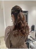 ハーフアップ ヘアアレンジ ヘアセット <渋谷/渋谷駅>