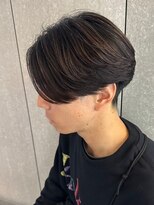 ヒュイル バイ ニアウ(Hwyl by Niau)&nbsp;メンズマッシュセンターパートスパイラルパーマニュアンスパーマ