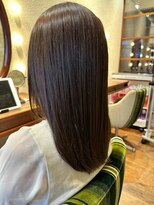 エルサフィロ キタハマ(el zafiro kitahama)&nbsp;20×30×40代×透明感×髪質改善×ツヤ感×ナチュラル×ベージュ