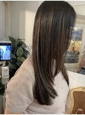 流行りのレイヤーたっぷりハイライトロングヘア梅ヶ丘美容室