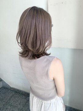 テトラ バイ ネオリーブ 横浜西口店(tetra by neolive) レイヤーカット　ブリーチなし　透明感カラー　横浜