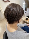 ショートボブ×コテパーマ