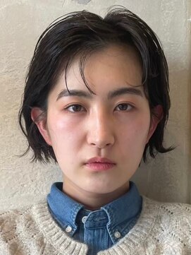 カムジーヘッド(COMEGHEAD) 大人ショートボブショートカットココアアッシュくびれミディアム