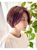 ショートボブ/30代40代50代ヘアスタイル