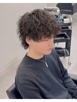 ブライト(BRIGHT)&nbsp;マッシュウルフ無造作パーマシャドウパーマ