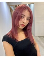 レイ(Lay.)&nbsp;【スタイリストArisa】ブリーチなしピンクベージュ