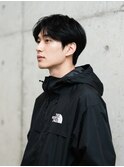 ツーブロックマッシュフェードカットセンターパートセンター分け
