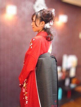 ヘアアート ル シエル(Hairart Le ciel) 卒業式 袴スタイルアップ